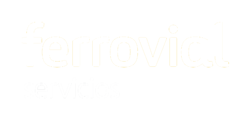 logo ferrovial blanco